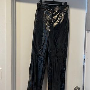 Aritzia Wilfred shiny pants